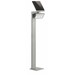 Tuin-/voetpadverlichtingsarmatuur XSolar STEINEL Steinel Sensorlamp XSolar GL-S, zilver, LED 671211